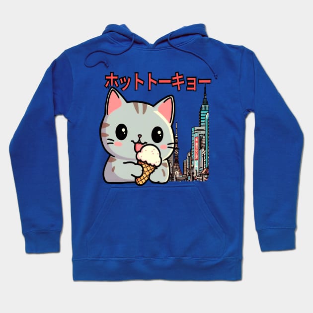 A CAT IN TOKYO Hoodie by WildEdge